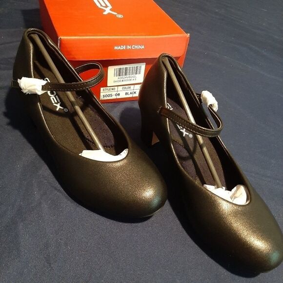 New Ladies Size 4.5 Black 2" Heel Mary Jane - Picture 1 of 5